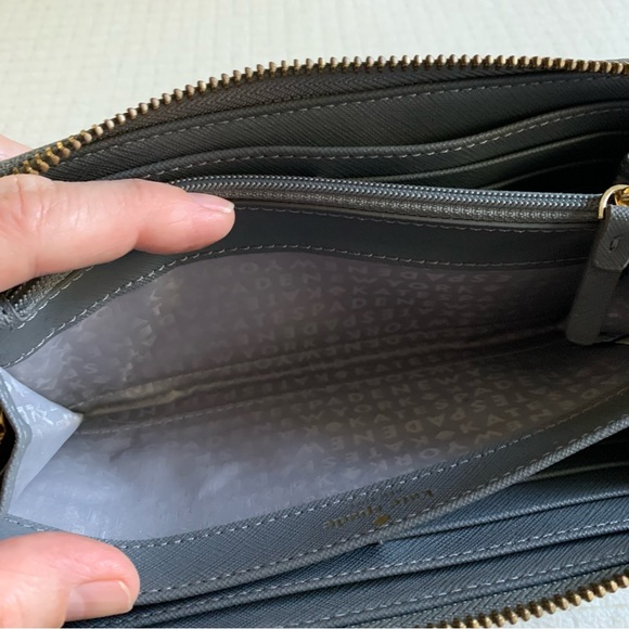 Kate Spade grey wallet - Picture 9 of 16